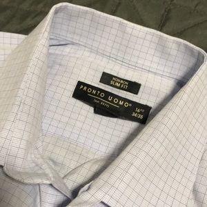 Pronto uomo slim fit men’s dress shirt